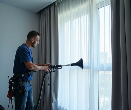 Professional drapes cleaning process tools Matty Curtain Cleaning williamstown-vic