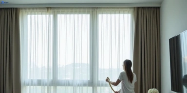 Delicate sheer drape cleaning williamstown-vic Matty Curtain Cleaning